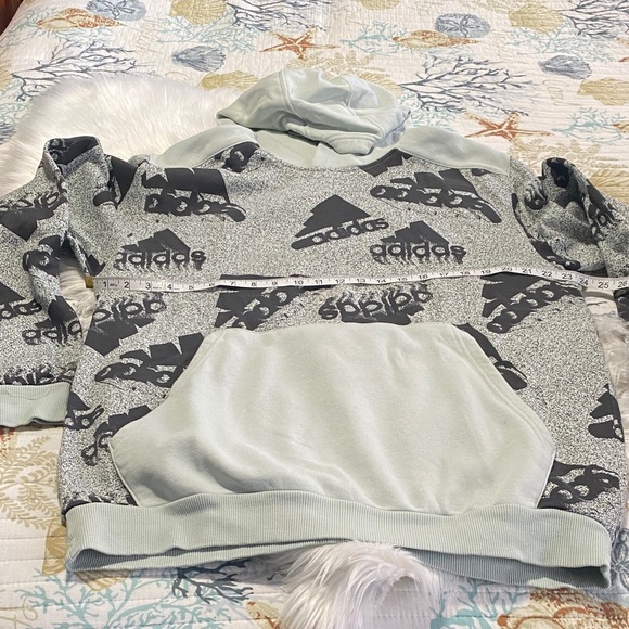 adidas Other - Adidas Gray Patterned Hoodie
